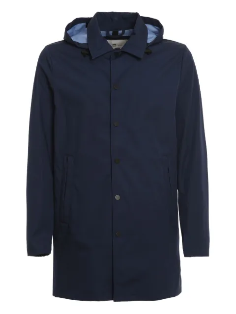 Woolrich hooded snap-button jacket Blue CFWOOU0399MRUT2647