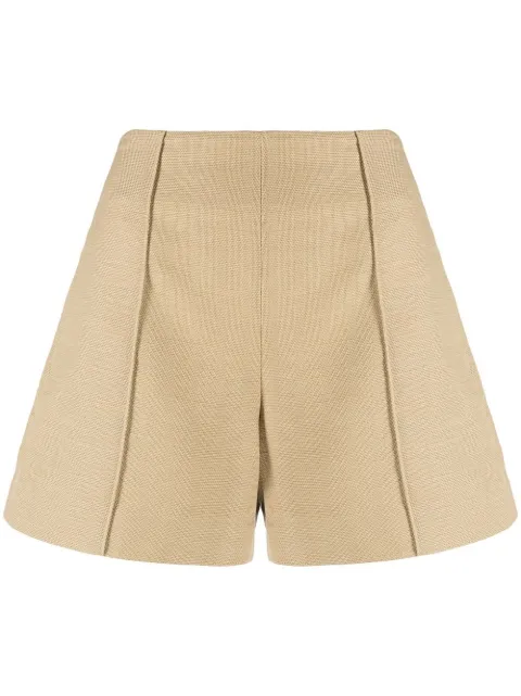 Vince Sculptural panama shorts Neutrals V827722066