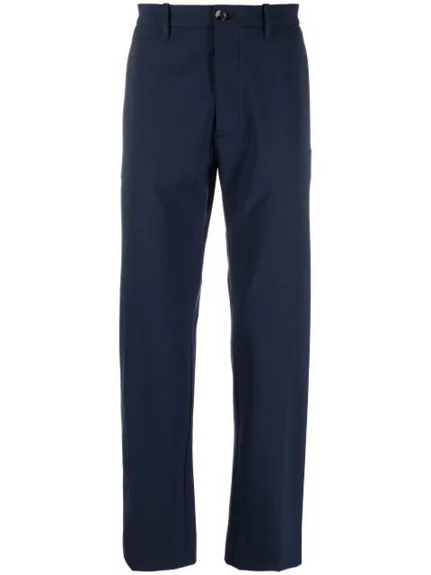 Nine In The Morning straight-leg wool-blend trousers Blue NIKOLASP05