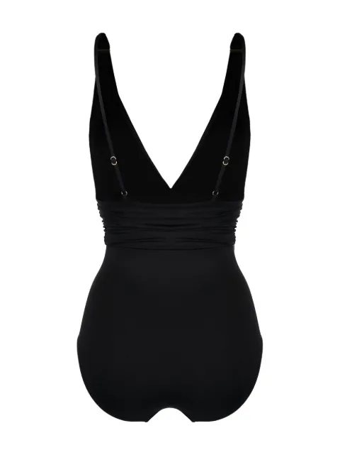 Melissa Odabash Panarea ruched swimsuit Black PANAREACR