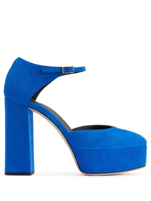 Giuseppe Zanotti Bebe platform pumps Blue I260009003