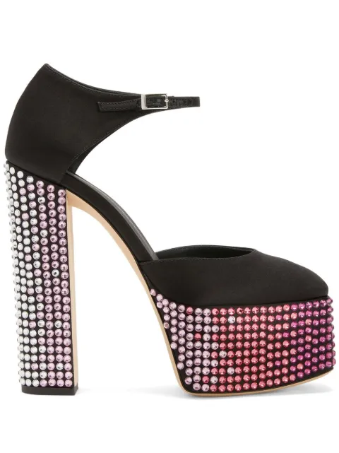 Giuseppe Zanotti 150mm Bebe Strass pumps Black I260007001
