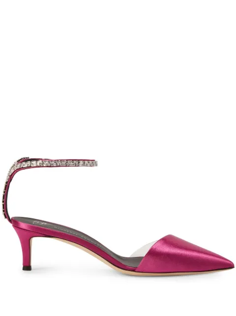Giuseppe Zanotti 50mm Xenya Crystal pumps Pink I250002003