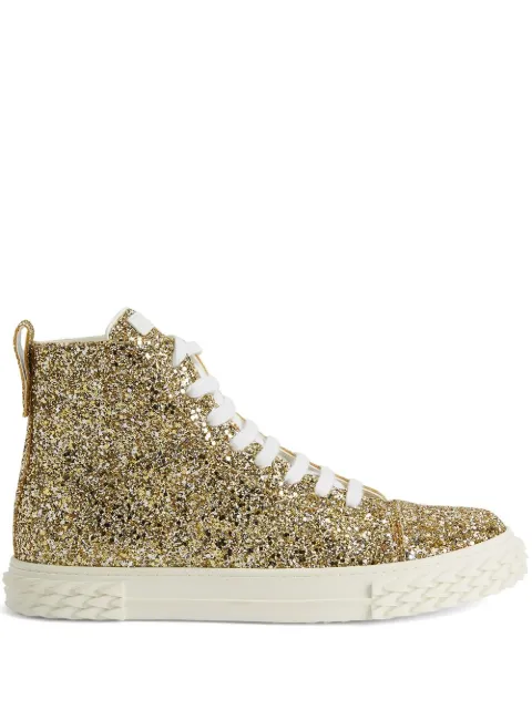 Giuseppe Zanotti Eco-Blabber high-top sneakers Gold RW20026003
