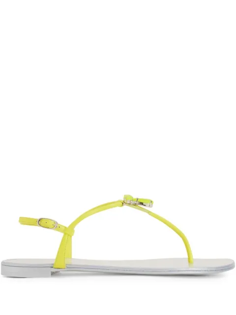 Giuseppe Zanotti Sybella T-bar sandals Green I200013001