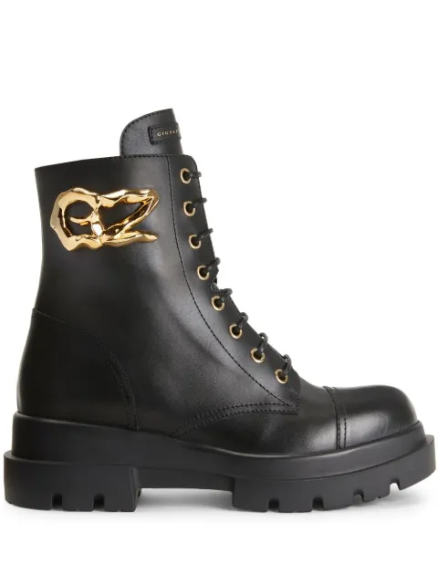 Giuseppe Zanotti Tankie Boot lace-up boots Black I270014001