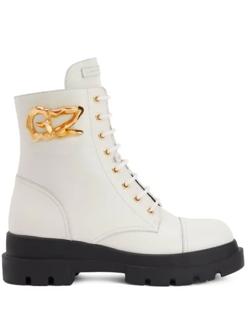Giuseppe Zanotti Tankie Boot lace-up boots White I270014002