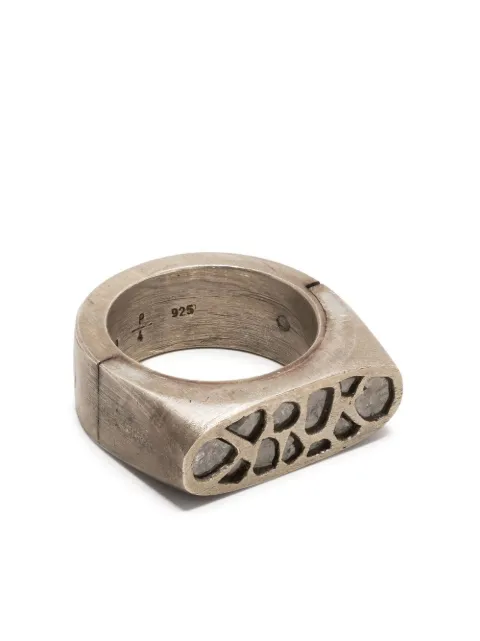 Parts of Four Sistema Oval ring Silver 17014DADIA