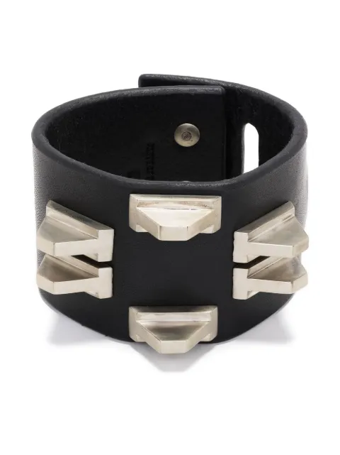 Parts of Four Restraint Charm leather bracelet Black 13122BLKZ