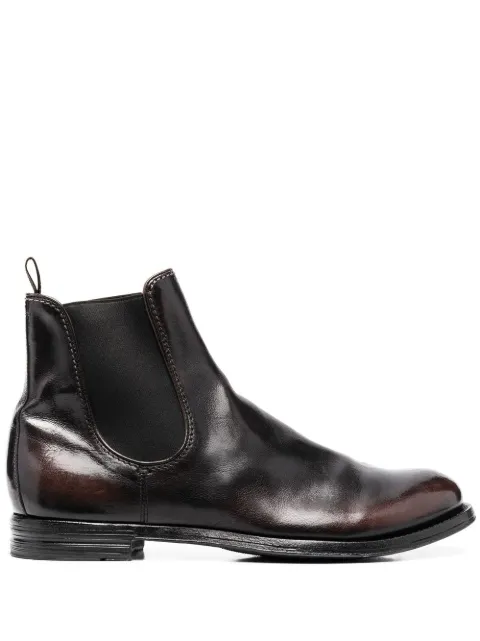 Officine Creative leather ankle boots Brown OCANATO083BUFA9D118