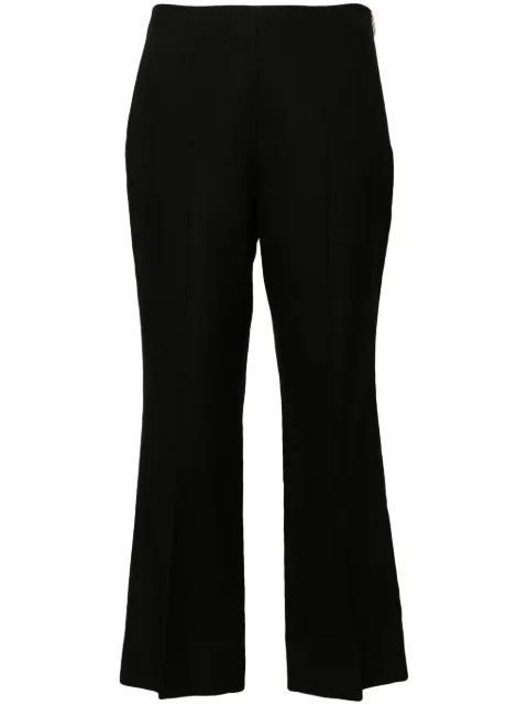 Gucci dart-detail cropped trousers Black 686569Z736B