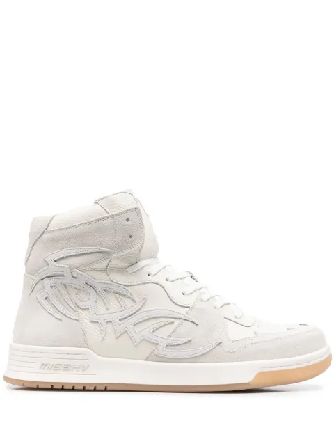 MISBHV panelled-design hi-top sneakers White 022BM410