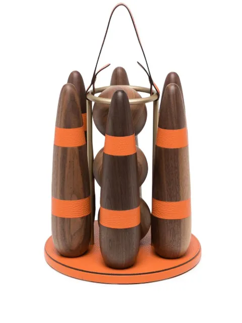 Pinetti wood bowling set Brown 1010145026