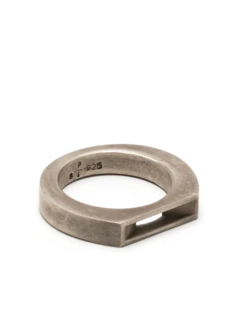 Parts of Four Crescent Plane Gateway ring Silver 151624DA