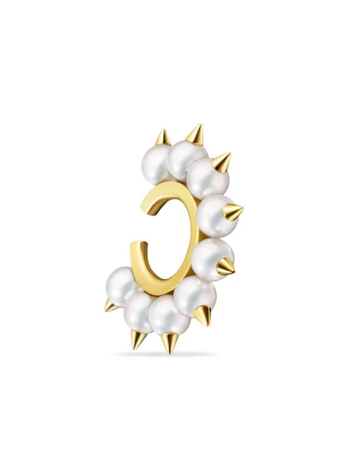 TASAKI 18kt yellow gold Collection Line Danger tribe earring Gold E4387Y