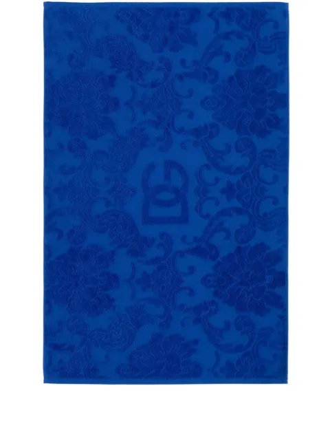 Dolce & Gabbana cotton terry bath mat Blue TCF006TCAGB