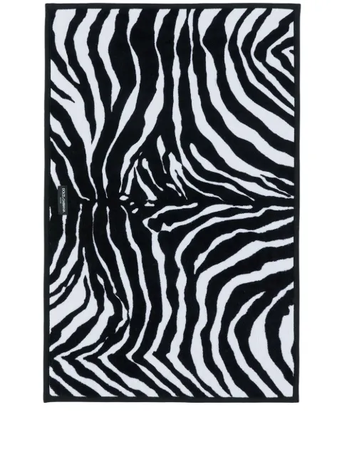 Dolce & Gabbana terry cloth bath mat Black TCF006TCAAY