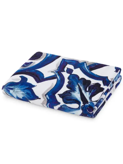 Dolce & Gabbana terry cotton bath towel White TCF005TCAAV