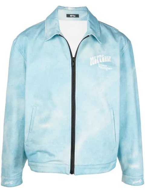 MSFTSrep logo print lightweight jacket Blue 32MF2H100V6