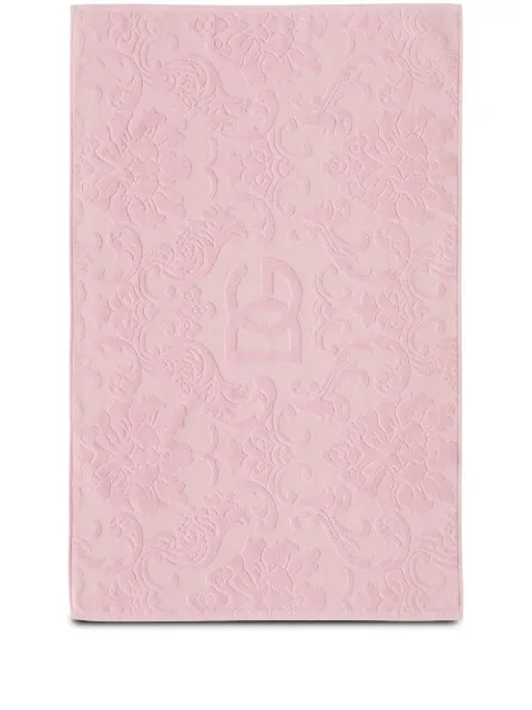 Dolce & Gabbana cotton terry bath mat Pink TCF006TCAGB