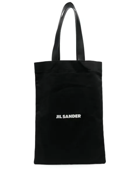Jil Sander logo-print tote bag Black J07WC0007P4863