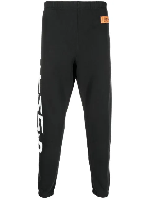 Heron Preston СТИЛЬ-print track pants Black HMCH025C99JER0011001