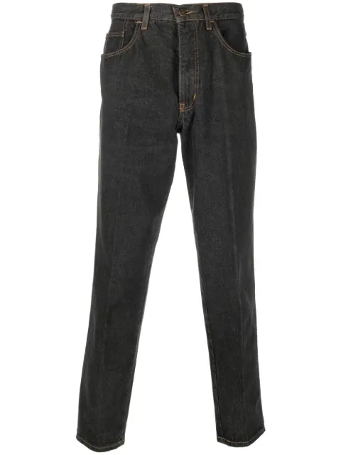 Moschino Pre-Owned 1990s tapered-leg jeans Grey MOS290D