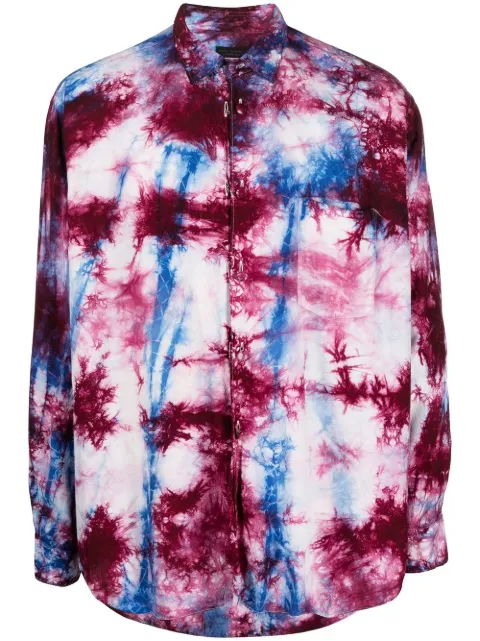 Comme Des Garçons Pre-Owned 2000s tie-dye shirt Purple CODE450P