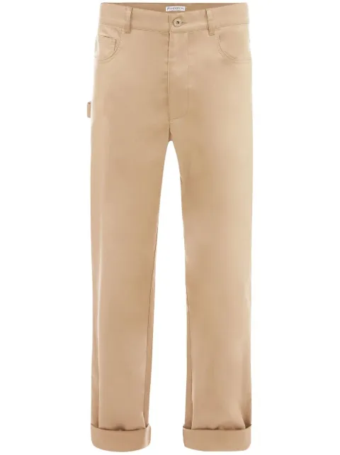 JW Anderson straight-leg chino trousers Neutrals TR0228PG0947132