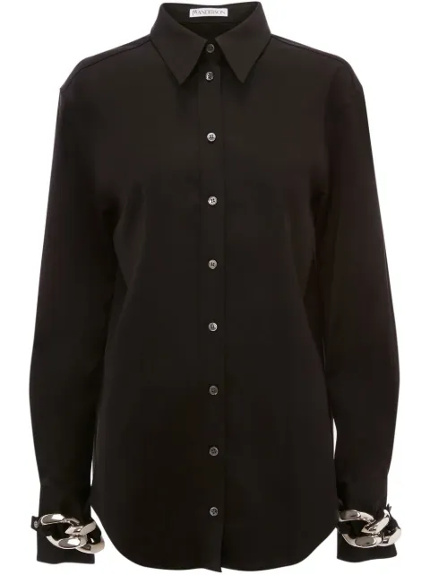 JW Anderson chain-link cuff shirt Black SH0194PG0918999