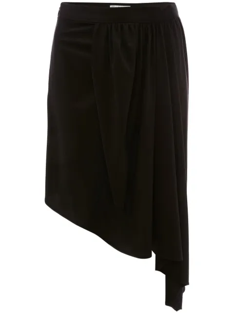 JW Anderson asymmetric gathered skirt Black SK0118PG0904999