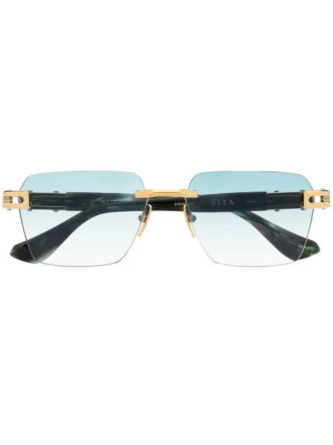 Dita Eyewear Meta-Evo One frameless sunglasses Gold DTS147A03
