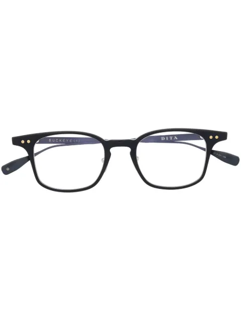 Dita Eyewear rectangular-frame design glasses Blue DTX149A03