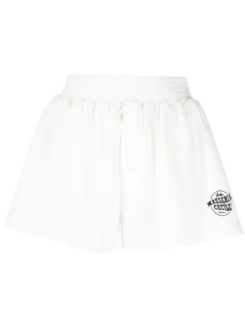 Être Cécile terry-cloth track shorts White ACSBSHORTS200G