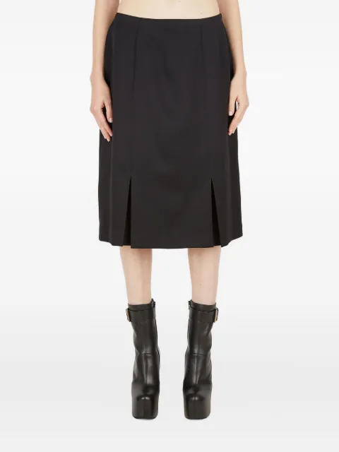 Raf Simons A-line midi skirt Black 221W427A