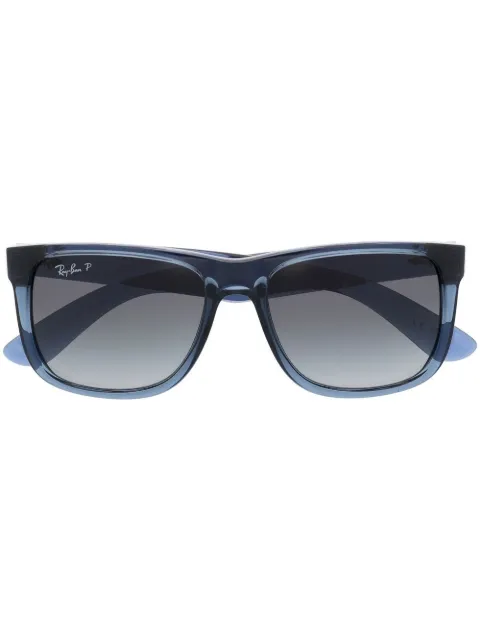 Ray-Ban Justin square-frame sunglasses Blue RB41656596T3