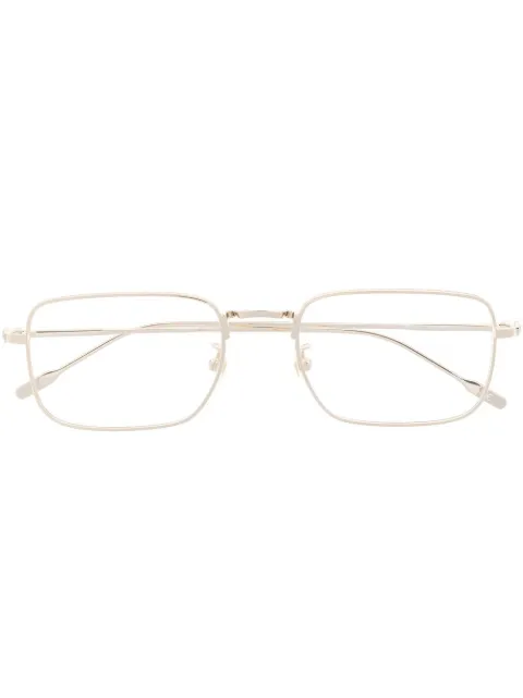 Montblanc MB0212O rectangular-frame glasses Gold MB0212O