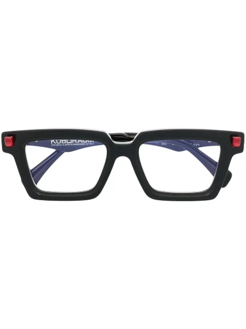 Kuboraum square-frame glasses Black KRO0Q2BS000000OP