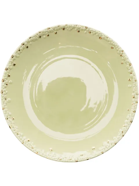 L'Objet x Haas Brothers charger plate Green HB6200