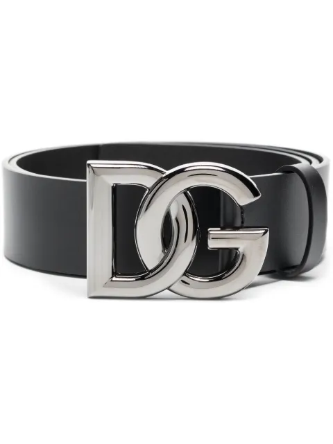 Dolce & Gabbana logo-buckle belt Black BC4646AX622