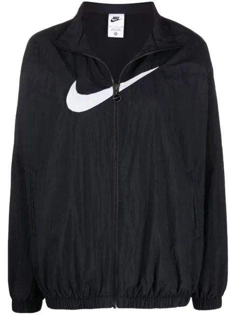 Nike Swoosh logo high-neck jacket Black DM6181