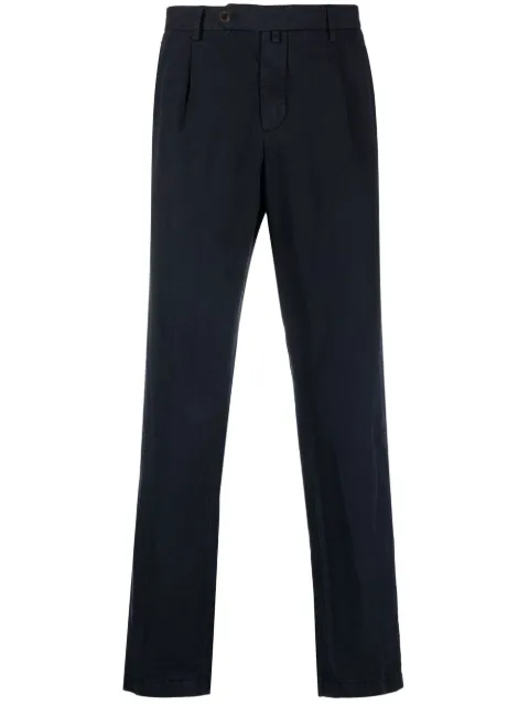 Briglia 1949 straight leg cotton chinos Blue CERNOBBIOV322043