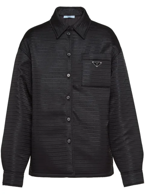 Prada Re-Nylon triangle-logo jacket Black 292044S22111FC