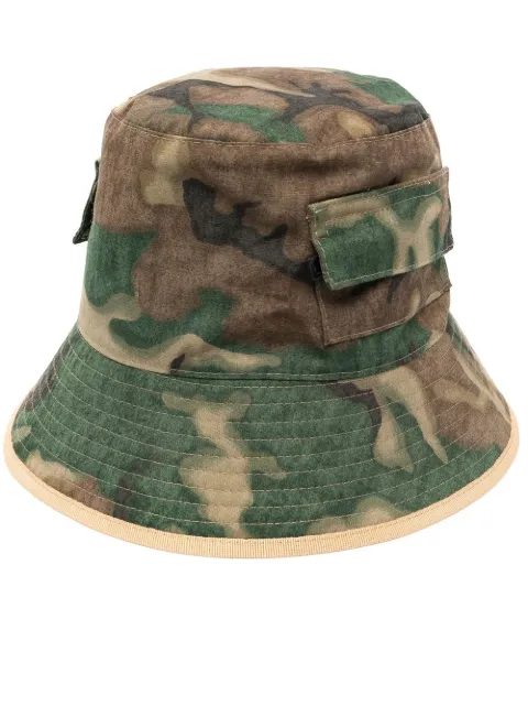 DSQUARED2 camouflage-print bucket hat Green HAM0049168S0074