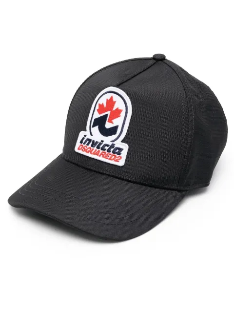 DSQUARED2 logo-patch baseball cap Black BCM063011700001