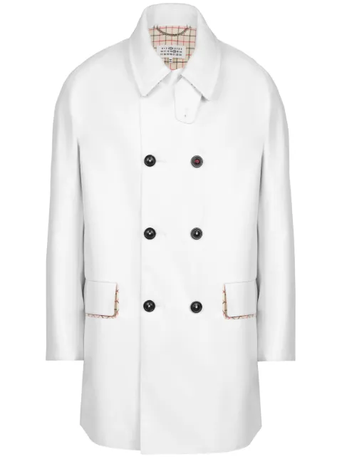 Maison Margiela double-breasted coat White SI1AM0004S53549