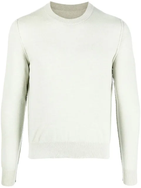 Maison Margiela crew-neck cashmere jumper Green SI0HA0002S17809