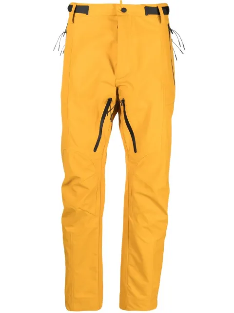 DSQUARED2 multi-pocket straight-cut trousers Green S71KB0470S54266