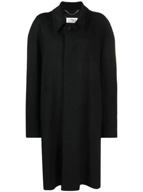 Maison Margiela single-breasted coat Black SI0AA0003S54959