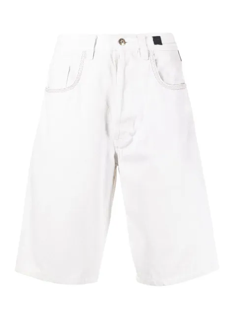 Versace Pre-Owned 1990s knee-length denim shorts White VERS250VC